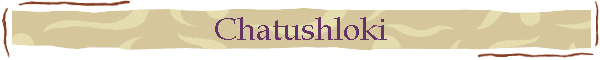 Chatushloki